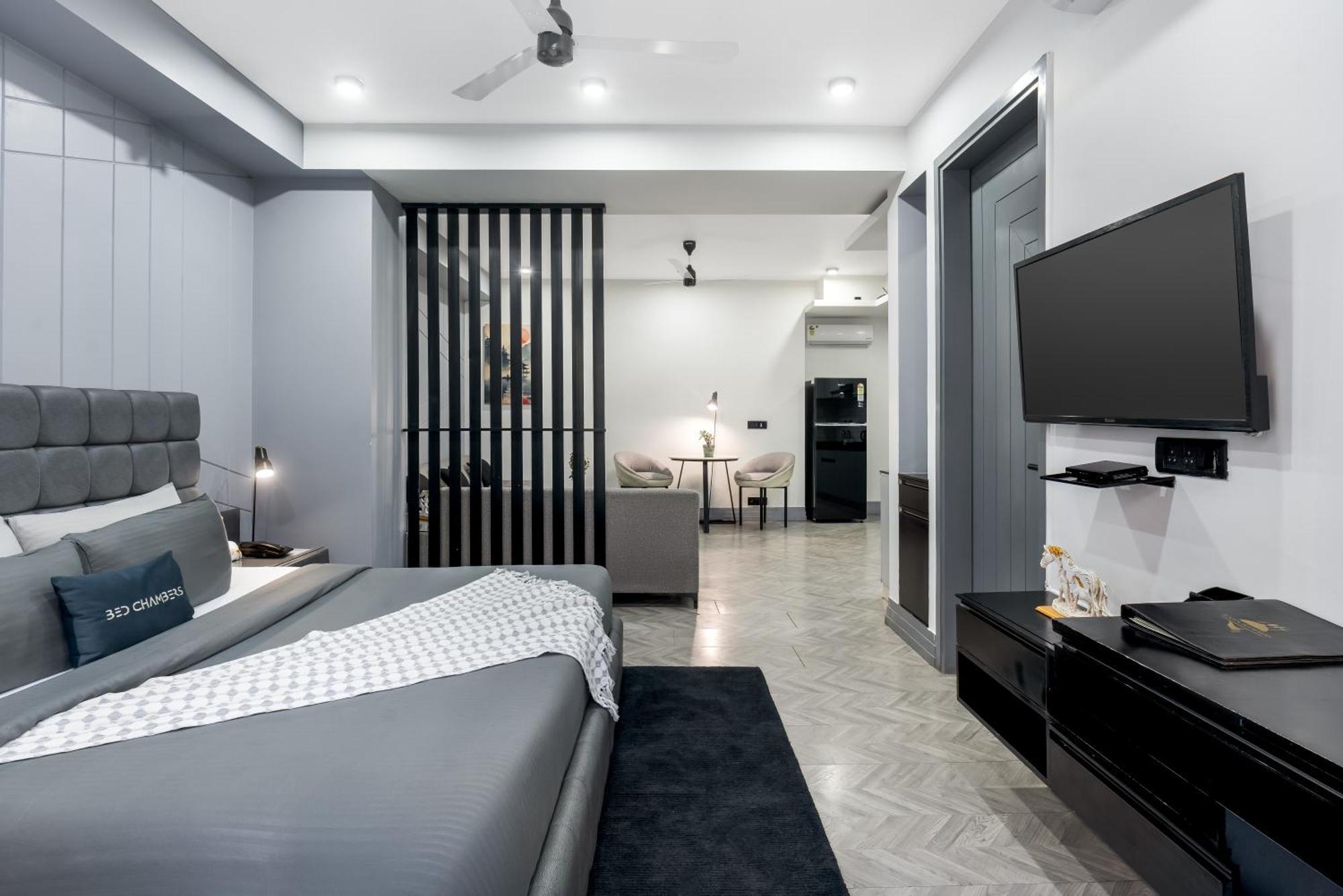 Bedchambers Serviced Apartments, Mg Road Gurgaon Eksteriør billede