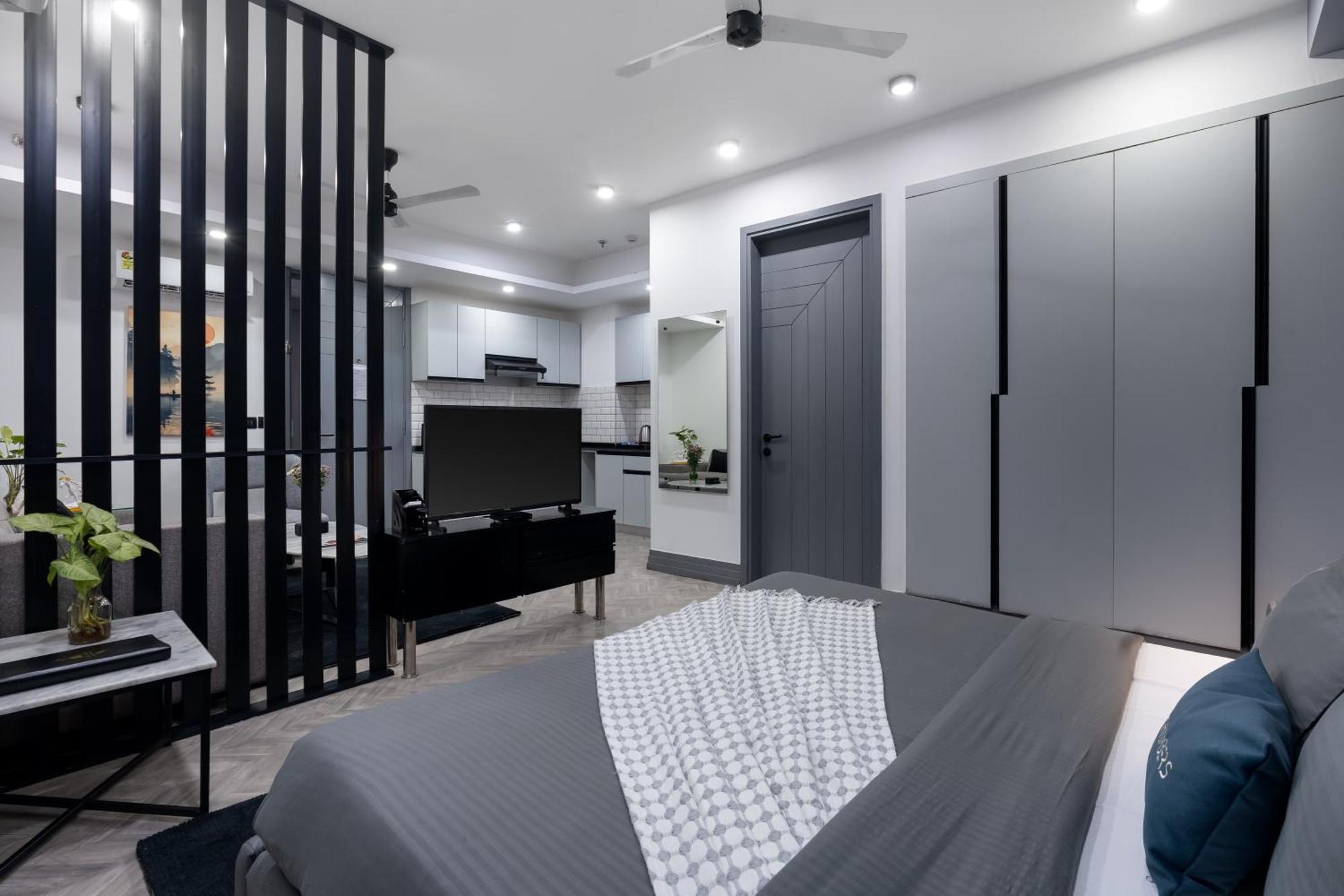 Bedchambers Serviced Apartments, Mg Road Gurgaon Eksteriør billede