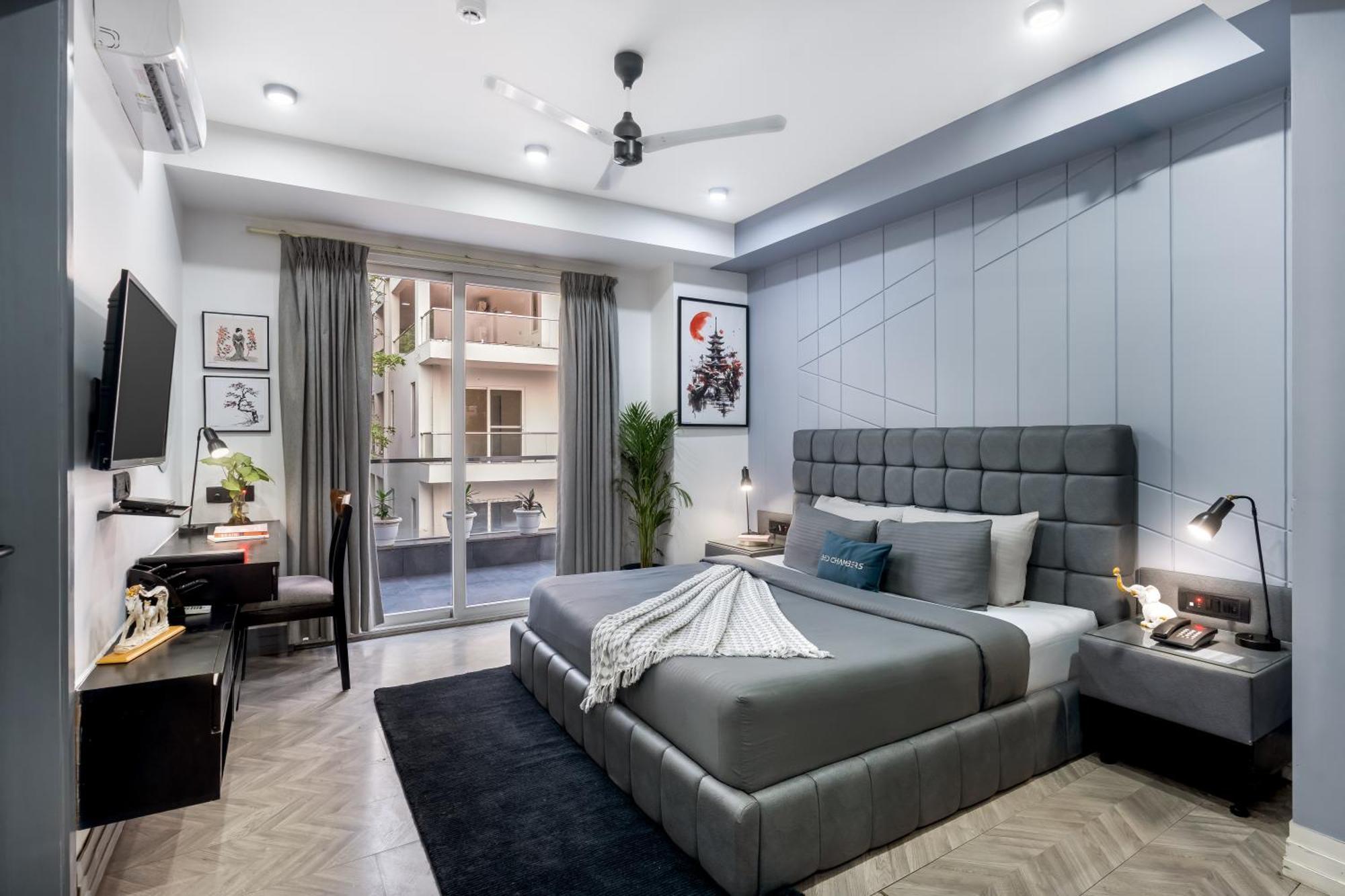 Bedchambers Serviced Apartments, Mg Road Gurgaon Eksteriør billede
