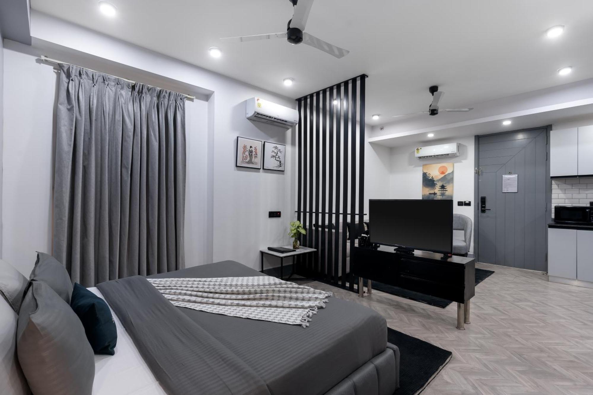 Bedchambers Serviced Apartments, Mg Road Gurgaon Eksteriør billede