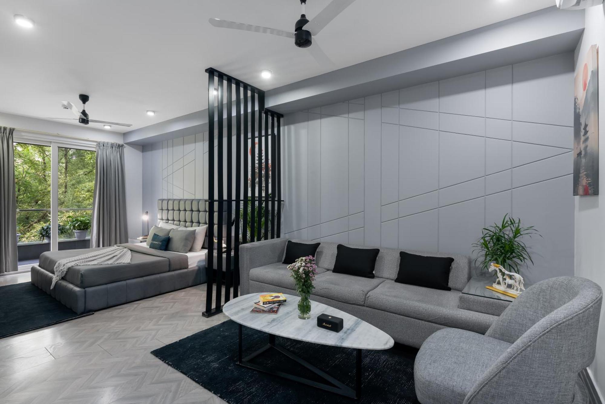 Bedchambers Serviced Apartments, Mg Road Gurgaon Eksteriør billede