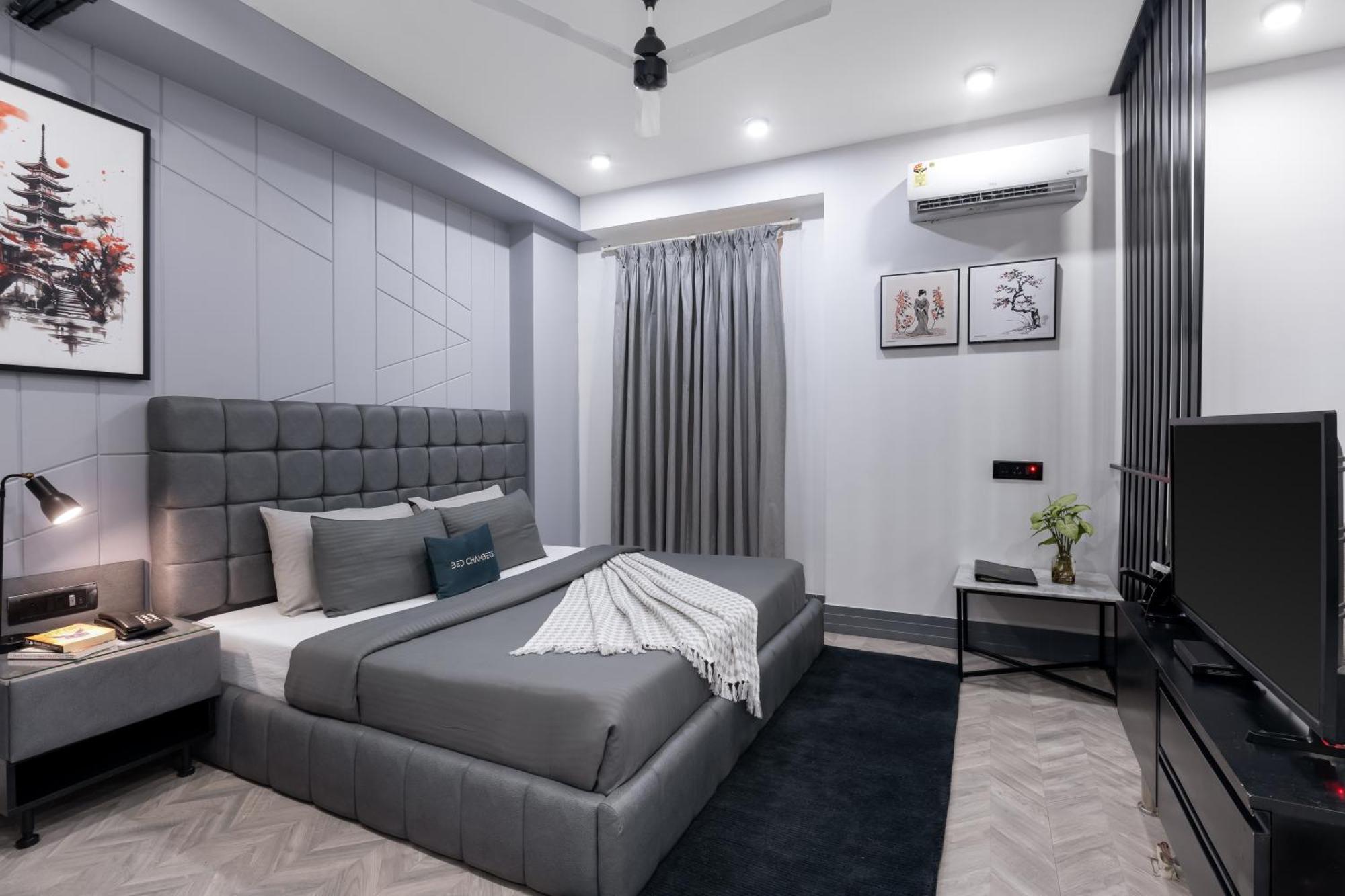 Bedchambers Serviced Apartments, Mg Road Gurgaon Eksteriør billede