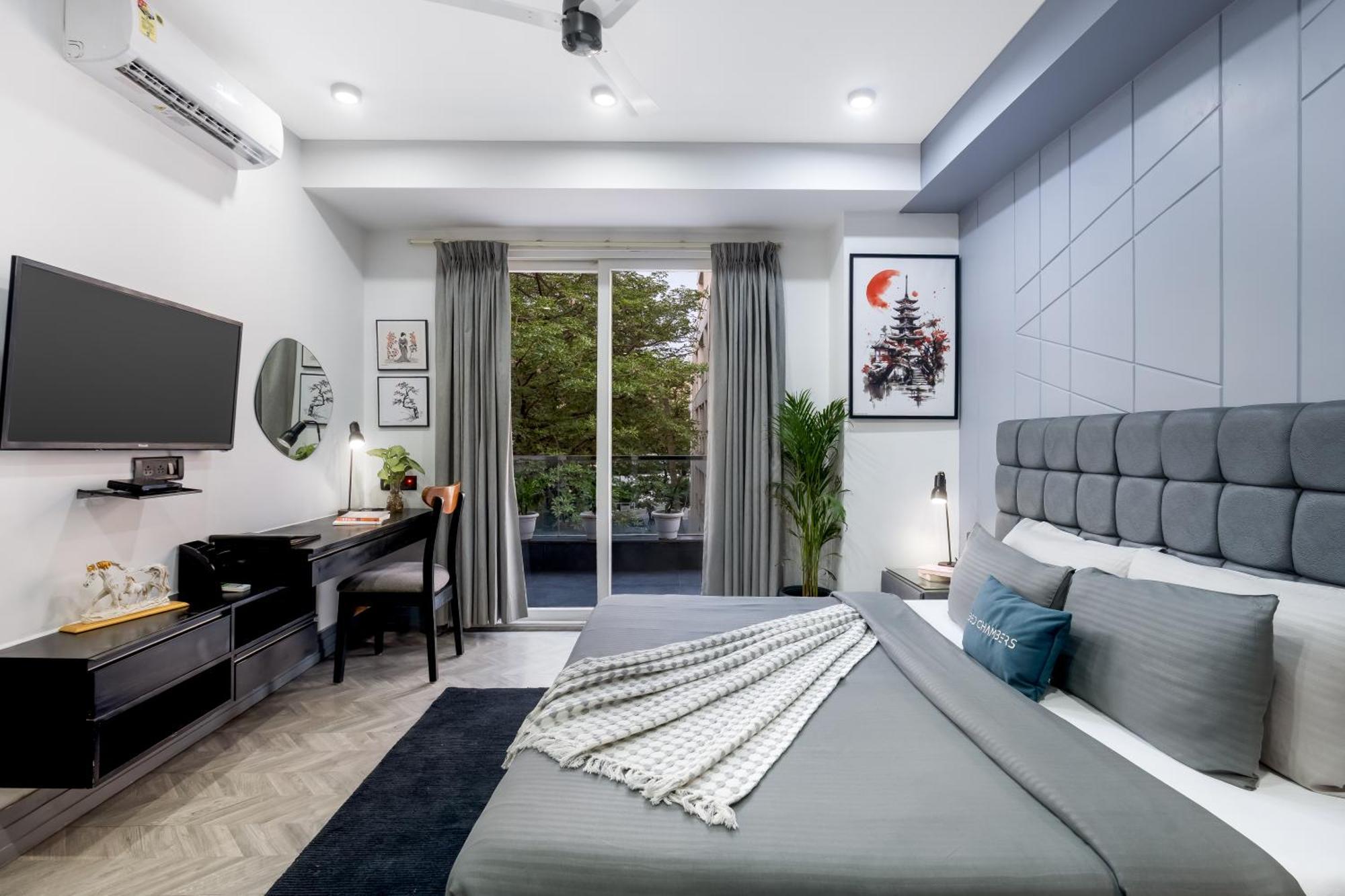 Bedchambers Serviced Apartments, Mg Road Gurgaon Eksteriør billede