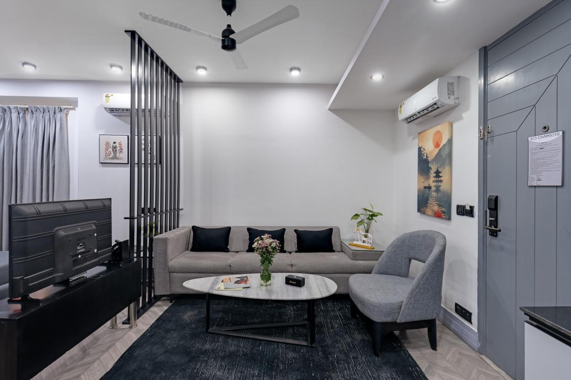 Bedchambers Serviced Apartments, Mg Road Gurgaon Eksteriør billede